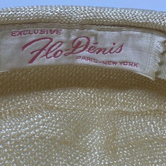 Vintage Exclusive Flo-Denis Cream Hat